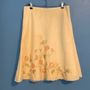 Ann Taylor Embroidered Skirt